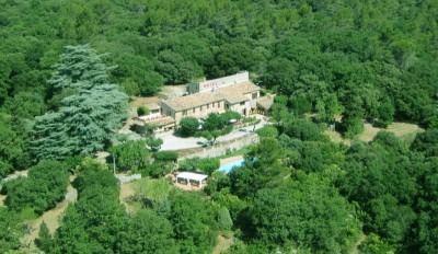Vue aérienne de l'hôtel restaurant